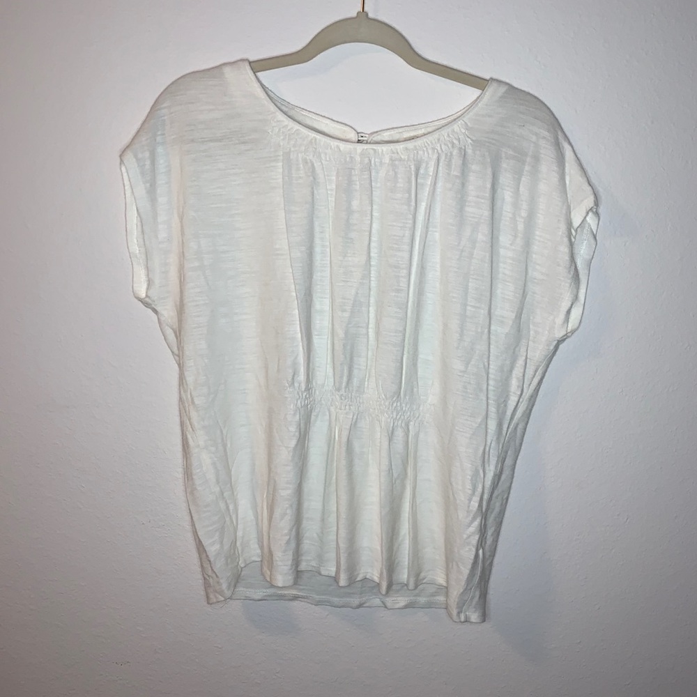 J CREW white beautiful top!